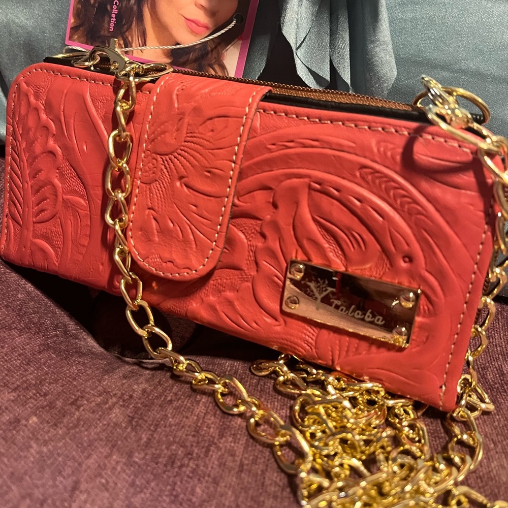 Leather Mexican wallet.